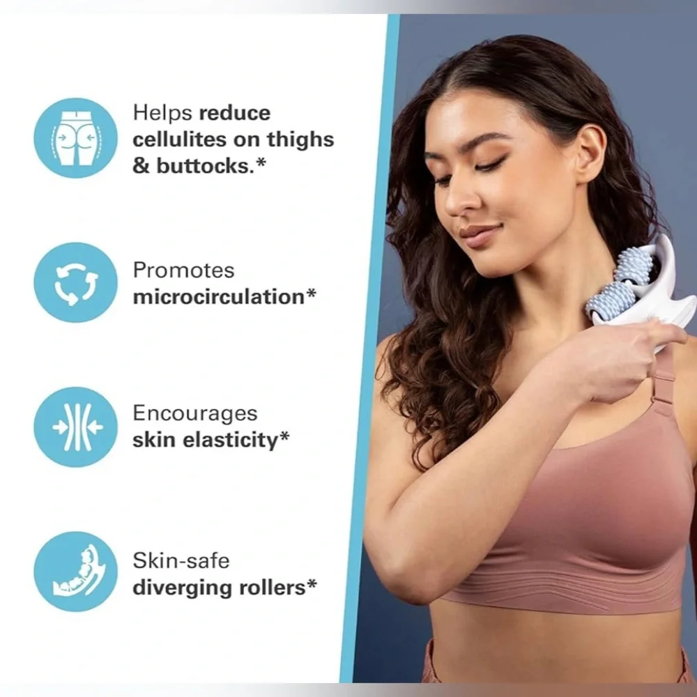 🌸NEW M3 Naturals Anti Cellulite Roller & Lymphatic Drainage Massager. - Picture 5 of 6